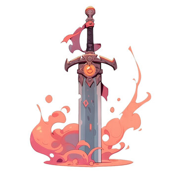 Anime Manga Icon Stuff Sword