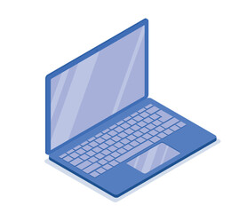 Isometric laptop concept