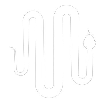 snake vector icon