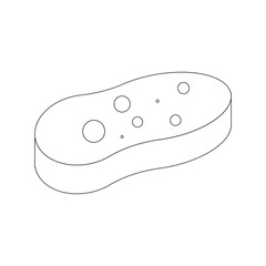 sponge icon vector