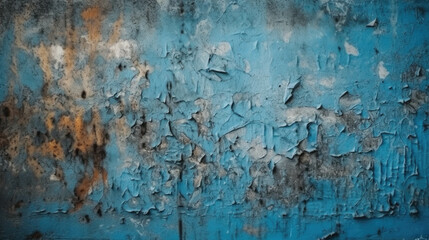 blue vintage grunge wallpaper background. Generative AI