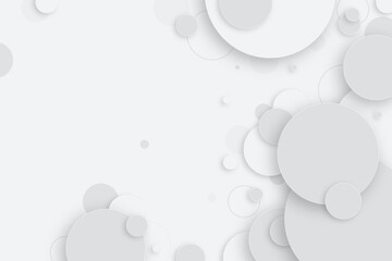 Abstract background with white circle shape