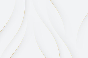 White background with golden lines