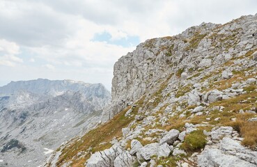 Hiking to Bobotov Kuk, the highest peak in Montenegro, situated in Durmitor National Park