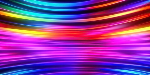 Vibrant technology neon colorful background, generative ai