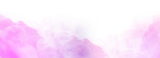 Colorful smoke steam isolated transparent background. Fog and mist effect for text or space