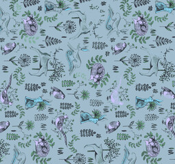 Digital And Textile Design Pattern