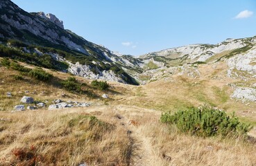 Hiking to Bobotov Kuk, the highest peak in Montenegro, situated in Durmitor National Park