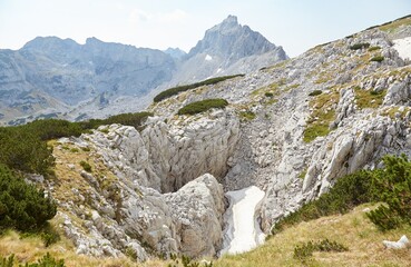 Hiking to Bobotov Kuk, the highest peak in Montenegro, situated in Durmitor National Park