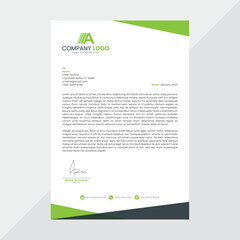 Business style letter head templates for you, Vector illustration.