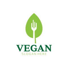 Vector Graphic Design, Veganfood Logo Design