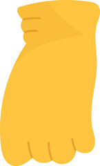 Hand In Rubber Glove