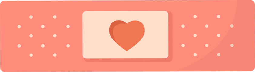 Kids Medical Plaster With Heart