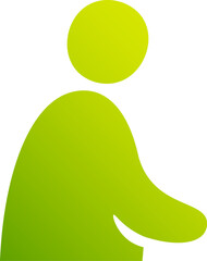 Man Gradient Silhouette