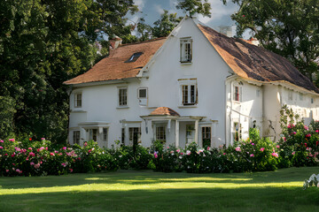 english country house,Generative IA
