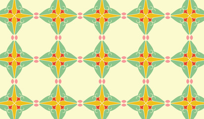  KDP Geometric Coloring Pattern  