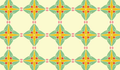  KDP Geometric Coloring Pattern  