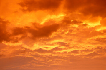 朝焼けの空
