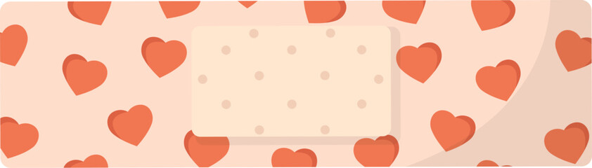 Kids Medical Plaster With Hearts