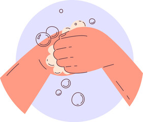 Wash Fingernails Hygiene Badge
