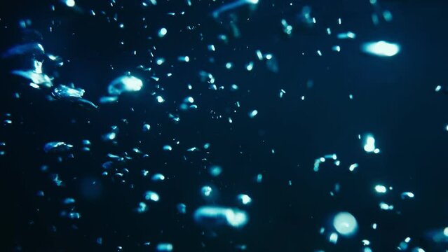 水中の泡