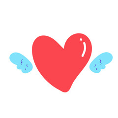 hearts with wing