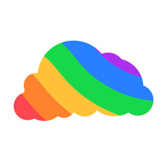 cloud rainbow wave