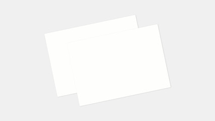 paper sheets mockup