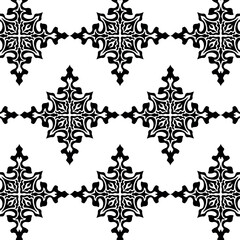 geometric cool abstract floral pattern