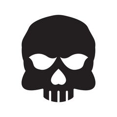 Skull icon,logo illustration design template.