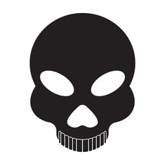 Skull icon,logo illustration design template.