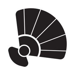 Handheld fan icon logo vector design template © AR54K4 19