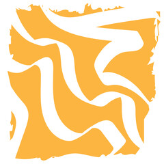 Ribbon pattern white and yellow