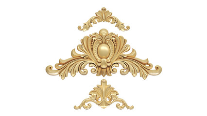 antique golden ornament
