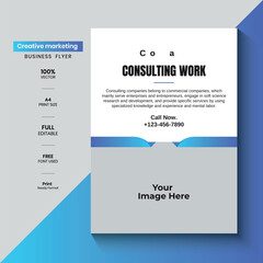 Creative marketing business company flyer template