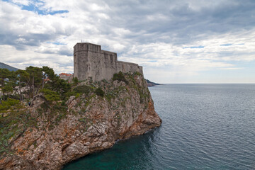 Fototapeta na wymiar Fort Lovrijenac in Dubrovnik