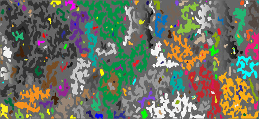 Color  mosaic. Abstract shape art. Grunge background. Perfect for fashion, textile design, cute themed fabric, on wall paper, wrapping paper and home decor.