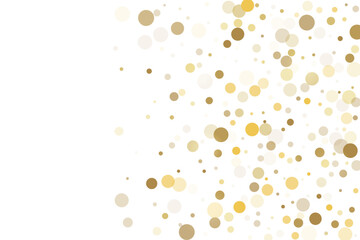 Gold glitter confetti, great design for any purpose. Party decor.