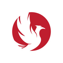 Phoenix fire bird logo