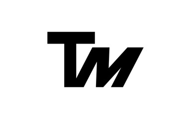 Fototapeta premium TM letter logo template 