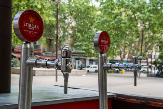 Urban bar of the Estrella-Damm beer company