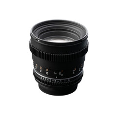 Generic  photo camera lens isolated on white background