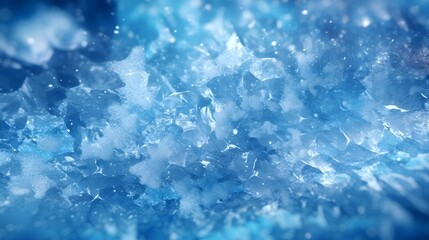 blue snow background abstract