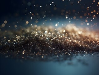 Glitter Cascade: Shimmering Specks of Glamour Background