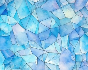 The background features geometric ice textures. (Generative AI)
