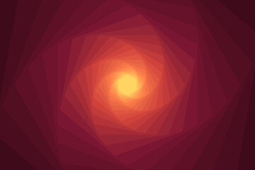 Hexagonal gradation spiral vortex background vector - obrazy, fototapety, plakaty