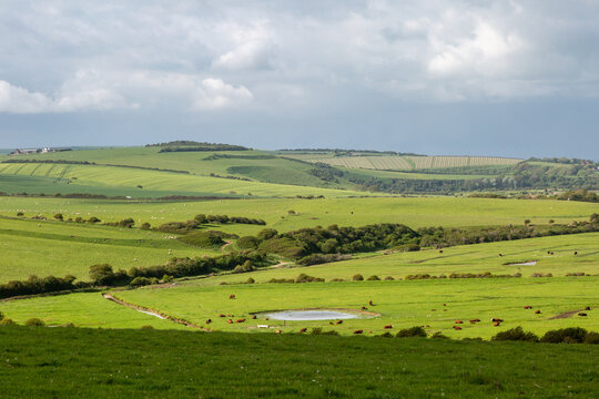A rural Sussex landscape on a spring day © lemanieh