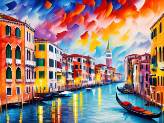 Venice Impresionist Style - 602237837
