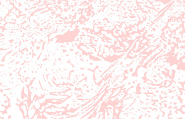 Grunge texture. Distress pink rough trace. Fine ba