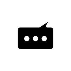 Chat icon , speak , talk vector sign design